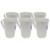 White mugs with a blue heart - Cuori - Kare Design