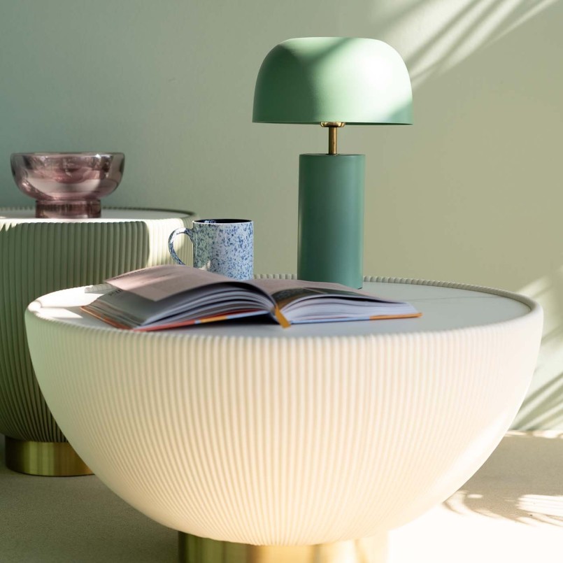 Lampe de table rétro verte - Loungy - Kare Design