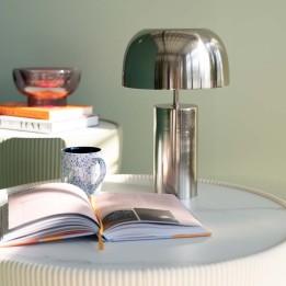 Retro chrome table lamp - Loungy - Kare Design