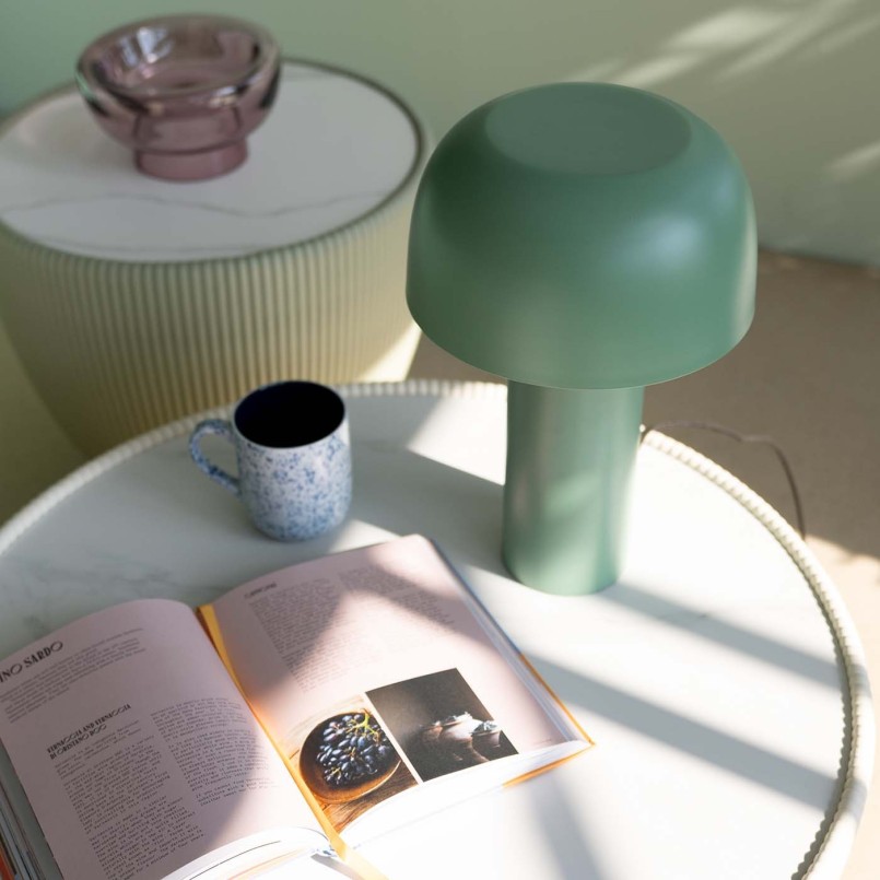 Witte steengoed mokken met blauwe vlekken - Partito Sprinkles - Kare Design