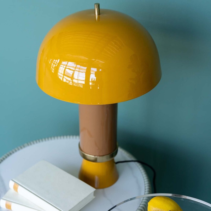 Yellow retro lamp - Josy - Kare Design