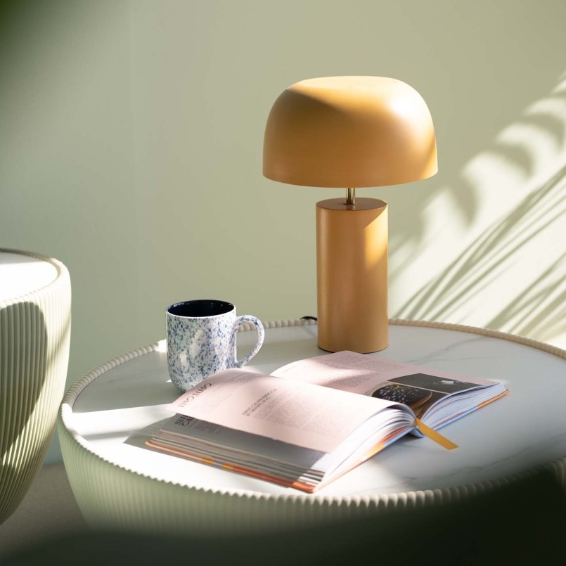 Lampe rétro orange en acier - Loungy - Kare Design