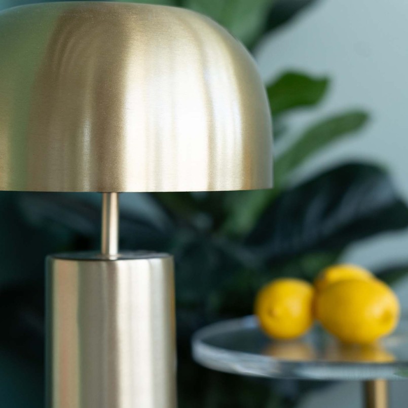 Retro gouden tafellamp - Loungey - Kare Design