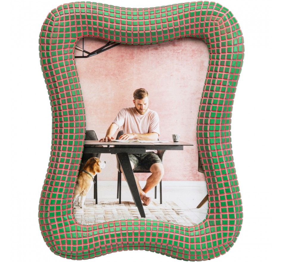 Fotolistj Wavy 18x23cm groen Kare Design