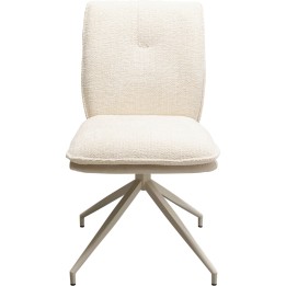 Chaise pivotante Hilla blanc