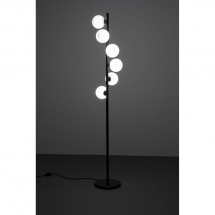 Vloerlamp Scala Balls 160cm zwart en wit Kare Design