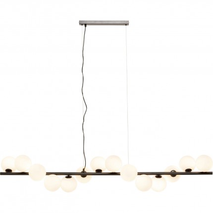 Suspension Scala Balls 150cm noire et blanche Kare Design