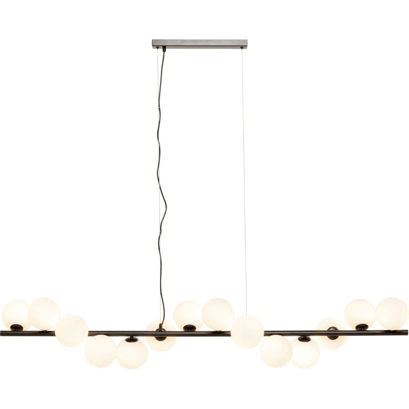 Suspension Scala Balls Milky noir 150cm