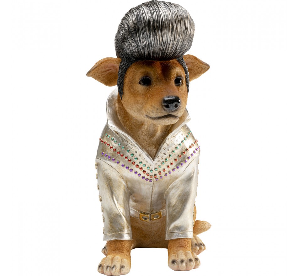 Tirelire chien roi du rock Kare Design