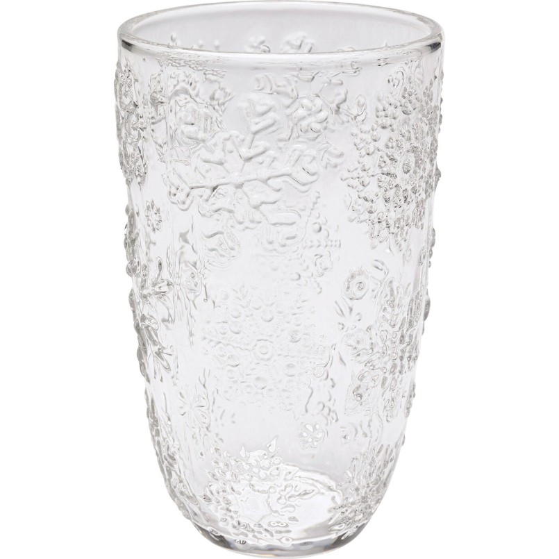 Verre à eau Ice Flowers clair