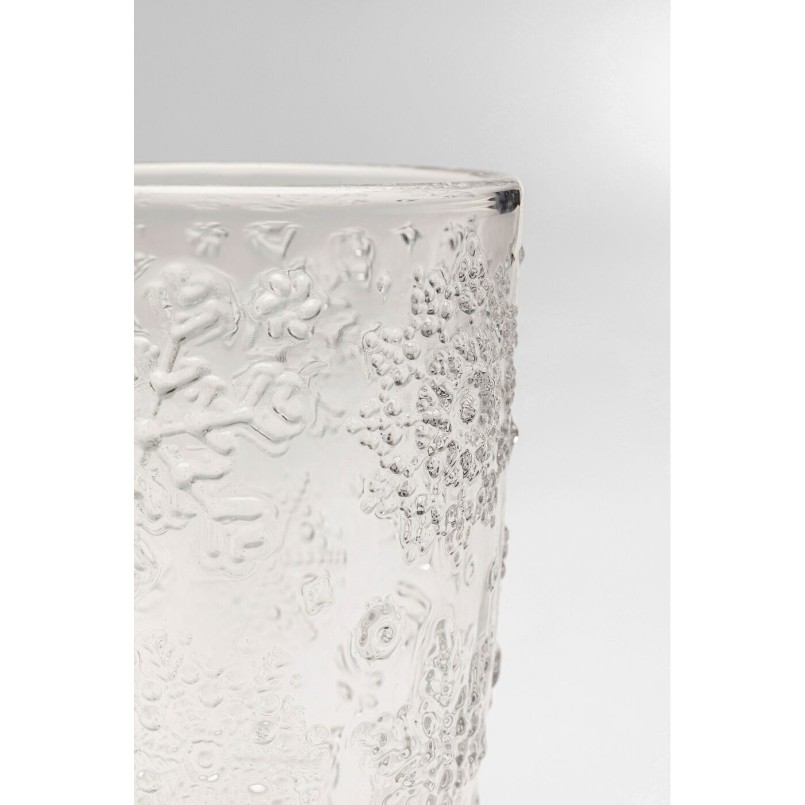 Verre à eau Ice Flowers clair