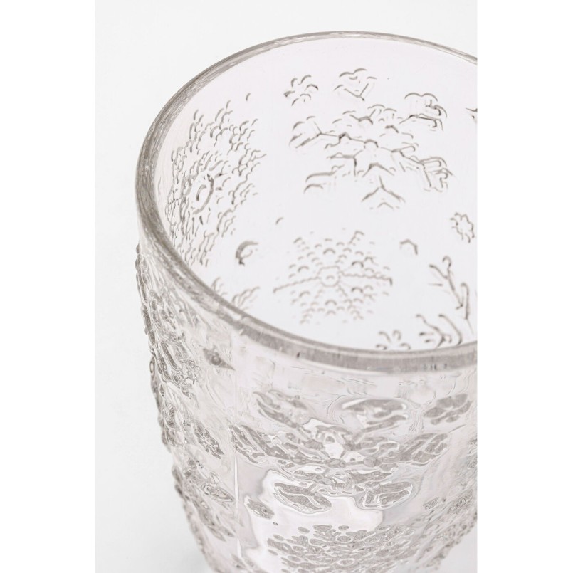 Verre à eau Ice Flowers clair