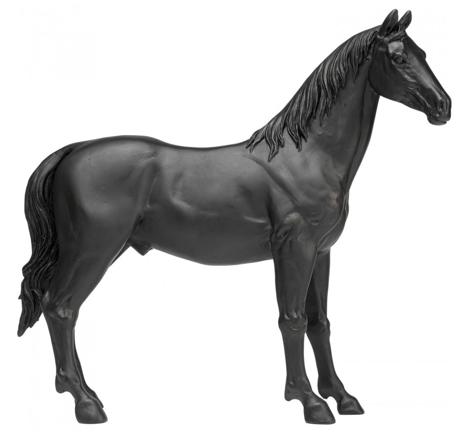 Deco horse 45cm black Kare Design