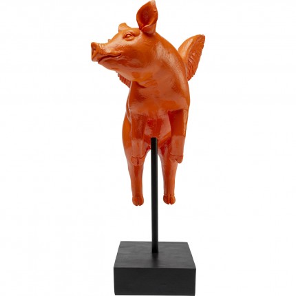Woonaccessoires vliegend varken oranje Kare Design