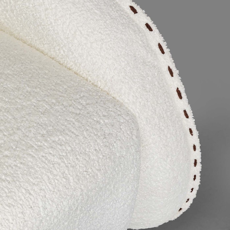 Schommelstoel in crème polyester - Swing Ritmo - Kare Design