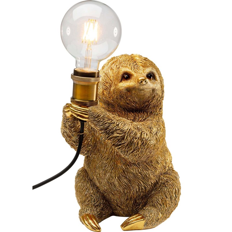 Gouden luiaard lamp - Kare Design