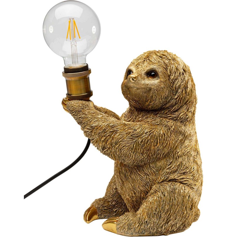 Gouden luiaard lamp - Kare Design