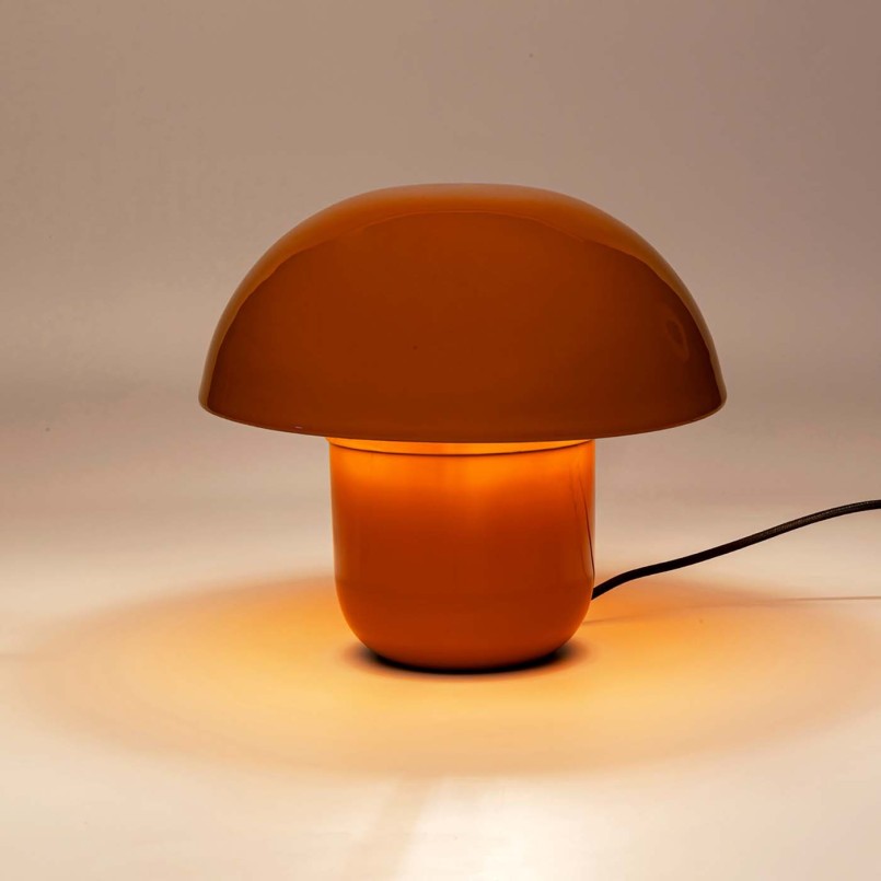 Yellow retro lamp - Mushroom - Kare Design