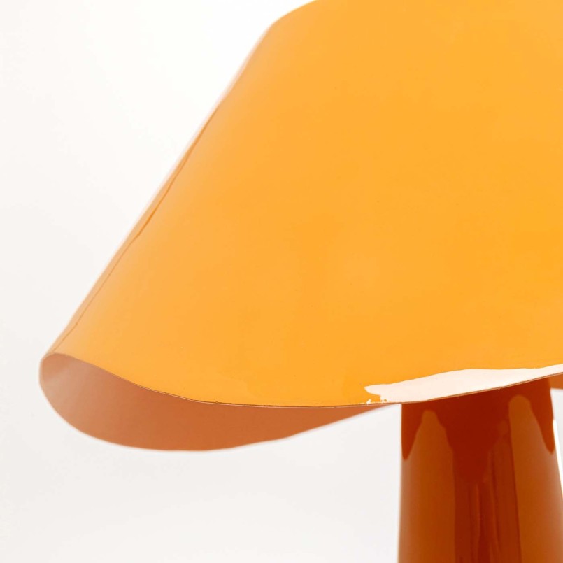 Lampe rétro orange en acier - Cloudy Round - Kare Design