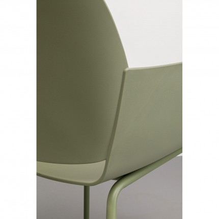 Tuinstoel met armleuningen Madeira groen Kare Design