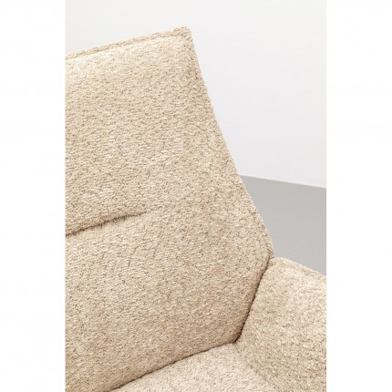Swivel Armchair Liverpool beige Kare Design