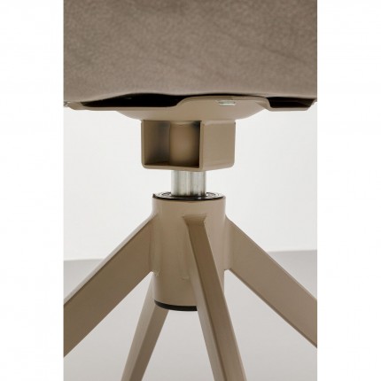 Chaise avec accoudoirs pivotante Liverpool beige Kare Design