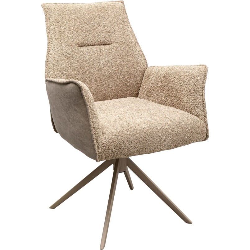 Chaise pivotante à acc. Liverpool Greige