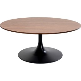 Walnut and black coffee table - Schickeria - Kare Design