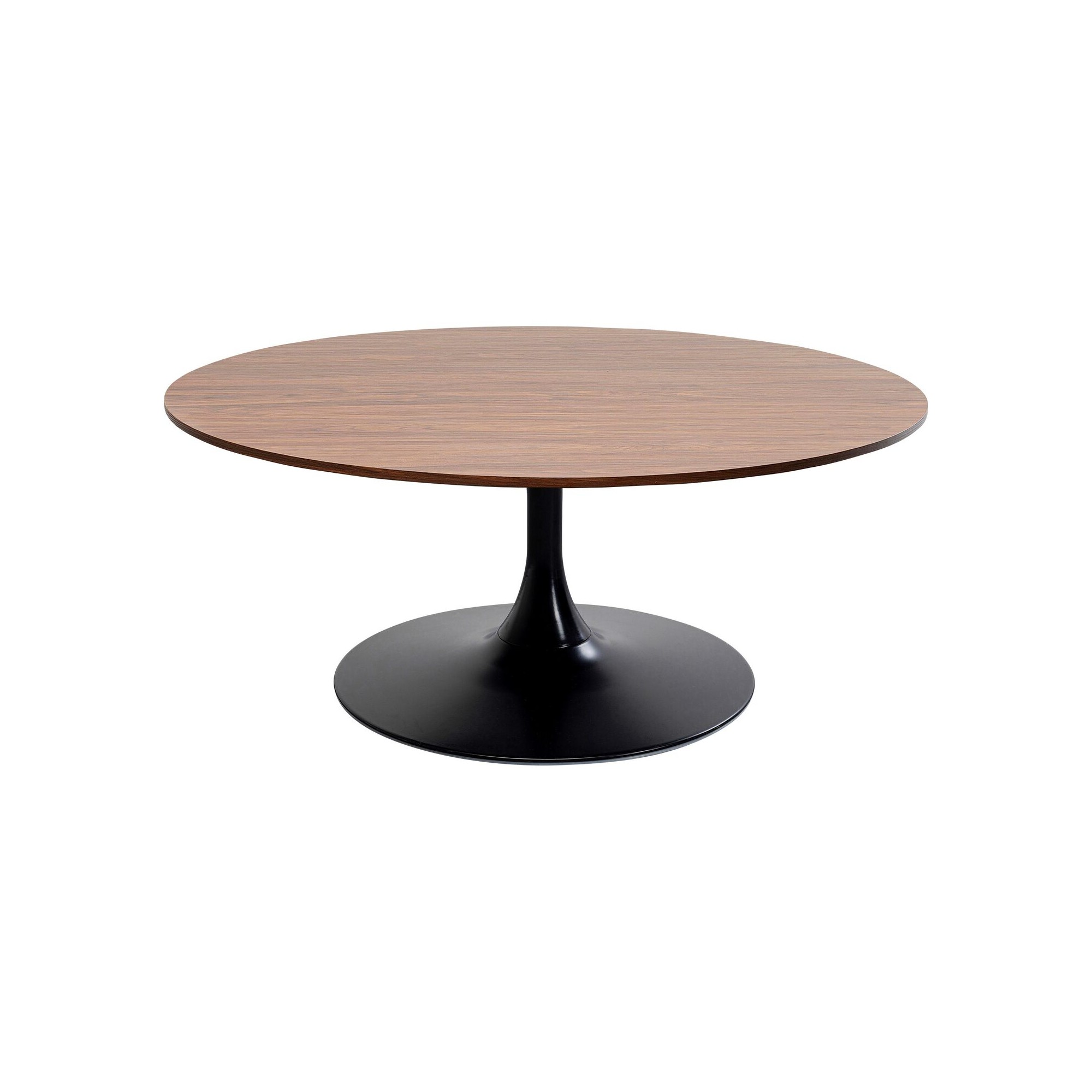 Salontafel Schickeria 110cm walnoot en zwart Kare Design