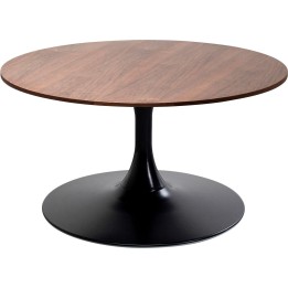 Walnoot en zwarte salontafel - Schickeria - Kare Design