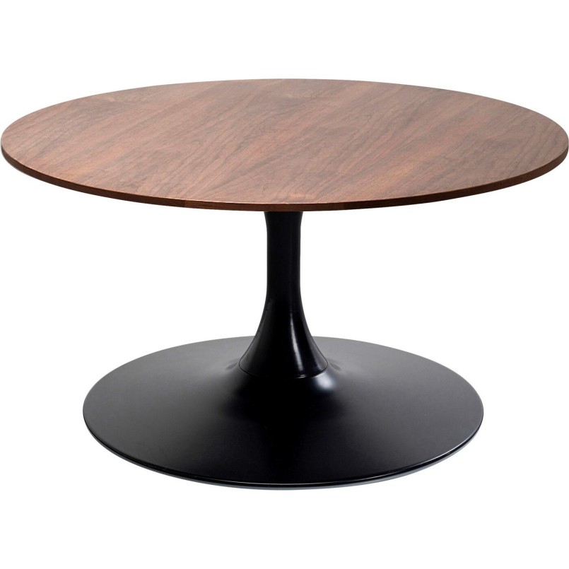 Walnoot en zwarte salontafel - Schickeria - Kare Design