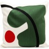 Coussin Art Line vert 50x50cm