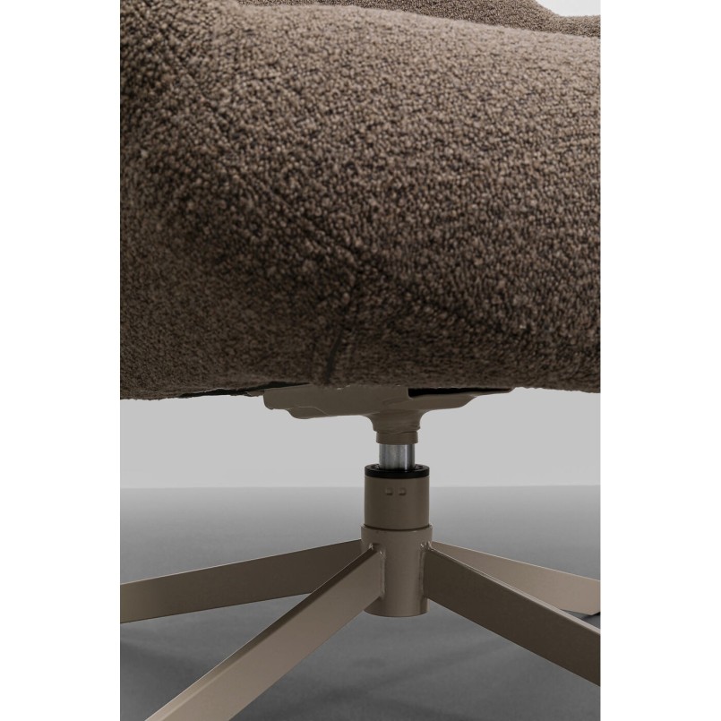 Fauteuil pivotant Mimi gris