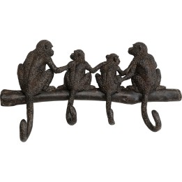 Garderobe murale Monkey Family 38cm