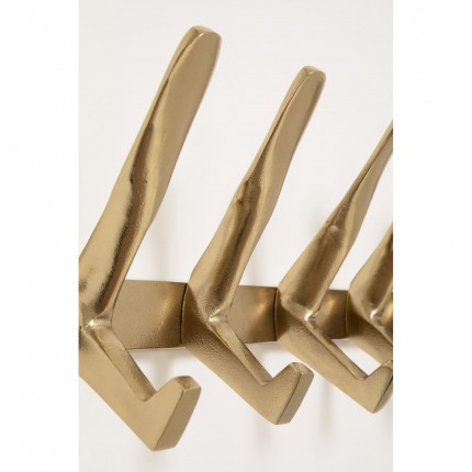 Wand Kapstok Spoon goud Kare Design