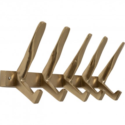 Wand Kapstok Spoon goud Kare Design