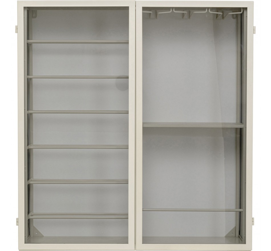 Porte-bouteilles mural Porto 80x75cm beige Kare Design