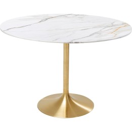 Eettafel Invitation Ø120cm keramiek zwart Kare Design