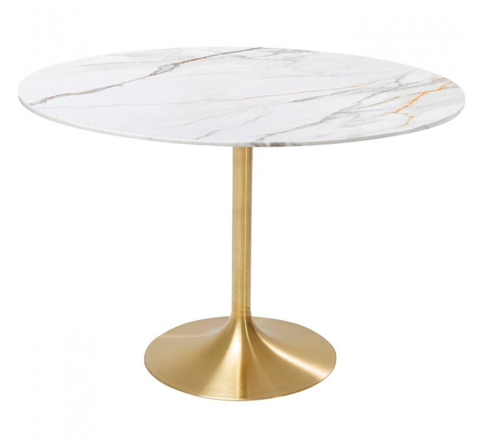 Eettafel Invitation Ø120cm keramiek zwart Kare Design