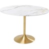 Eettafel Invitation Ø120cm keramiek zwart Kare Design