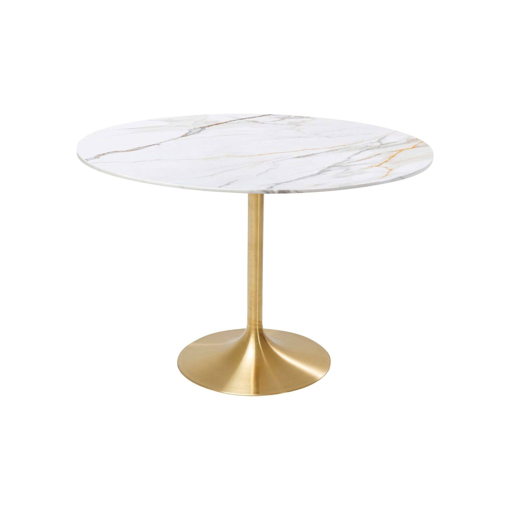 Eettafel Invitation Ø120cm keramiek zwart Kare Design