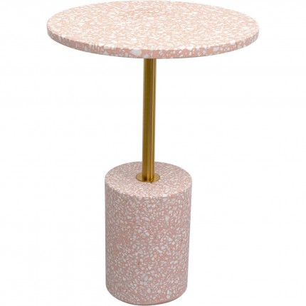 Bijzettafel Amore Ø40cm roze Kare Design