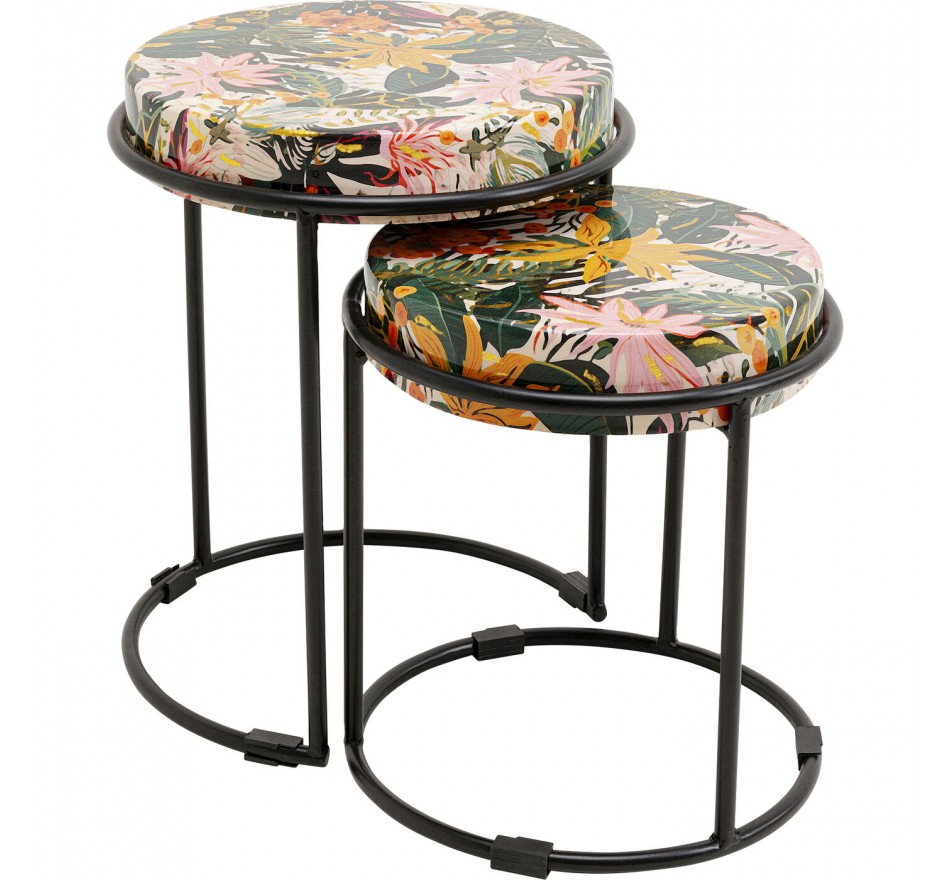 Bijzettafel Jungle (2/set) Kare Design