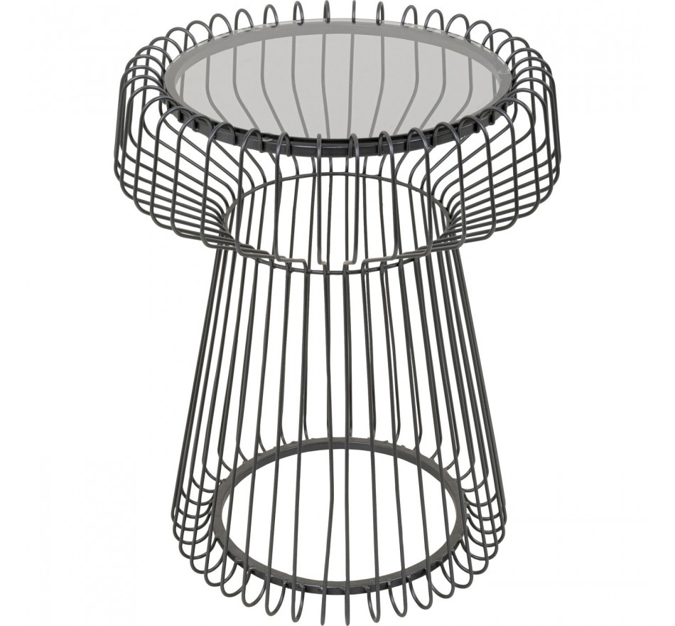 Bijzettafel Lisboa Ø38cm zwart Kare Design