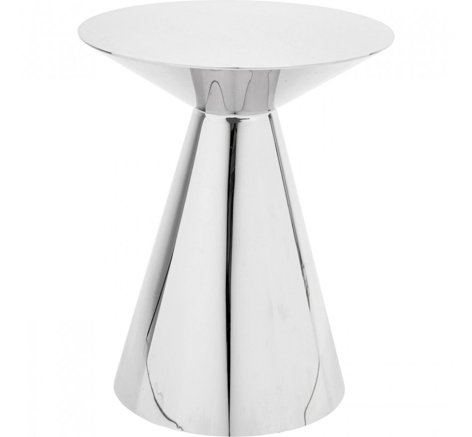Bijzettafel Mambo Ø45cm chroom Kare Design