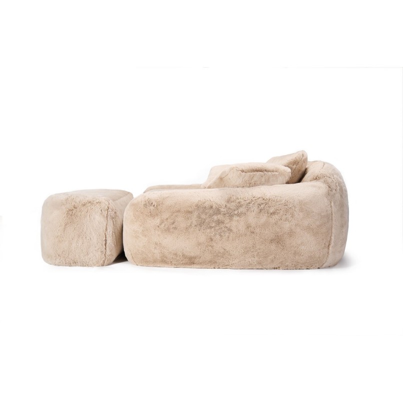 Tabouret Lovebed Mika crème 131cm
