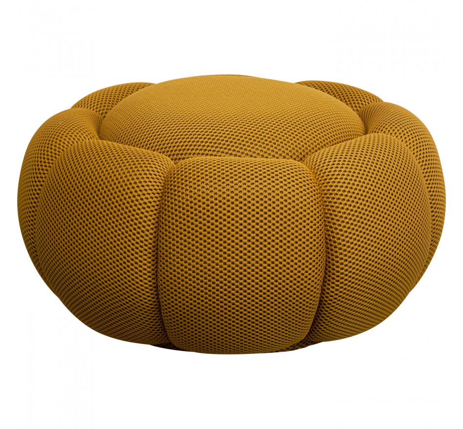 Pouf Peppo Bloom jaune Kare Design Pouf Peppo Bloom jaune Kare Design
