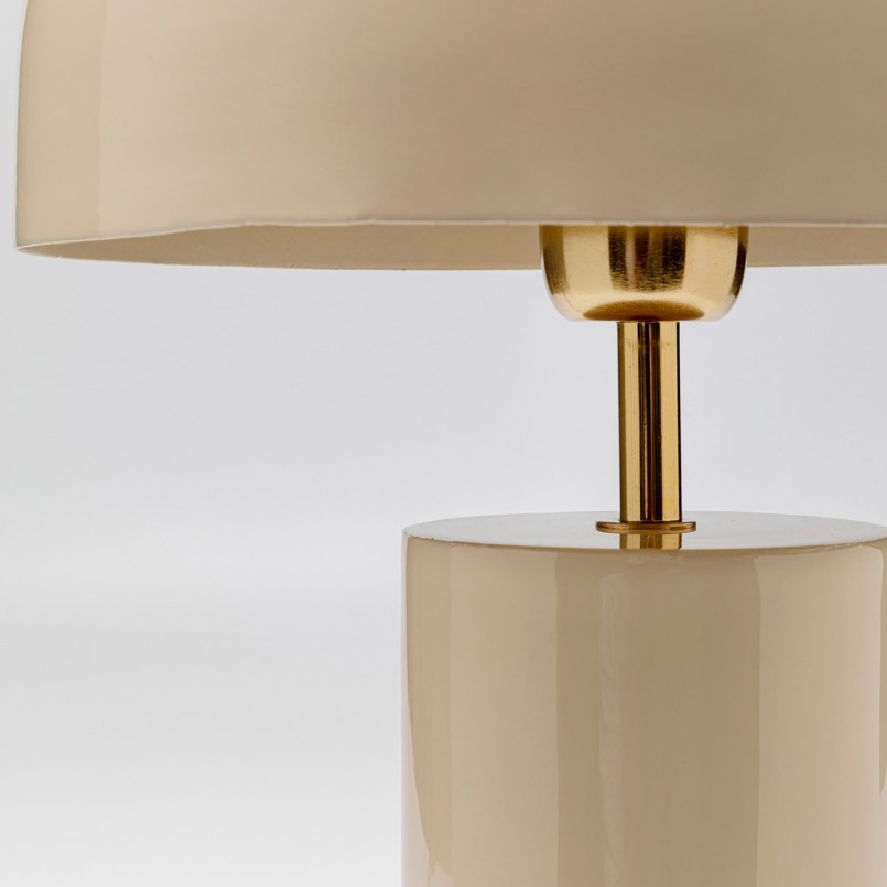Retro beige tafellamp - Loungy - Kare Design