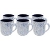 Mugs en grès blanc tacheté de bleu - Partito Sprinkles - Kare Design