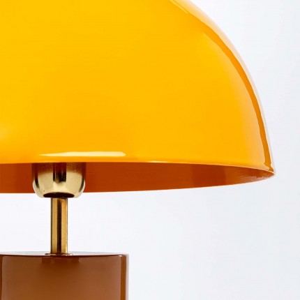 Tafellamp Josy geel en bruin Kare Design